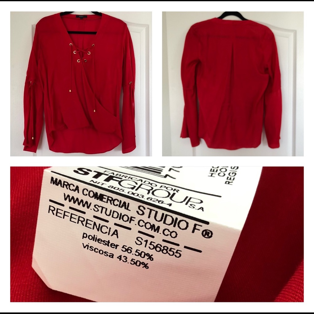 Red Blouse - Picture 6 of 7